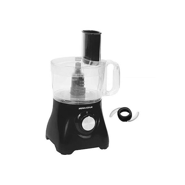 Processador de Alimentos Megastar SG500 1.2L 220V - Preto Profissional