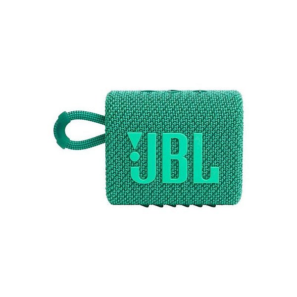 Caixa de Som Bluetooth Portátil JBL Go 3 Eco - Verde