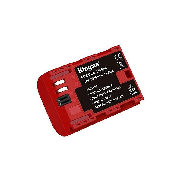 Bateria Recarregável Kingma LP-E6NH para Câmaras DSLR e Mirrorless