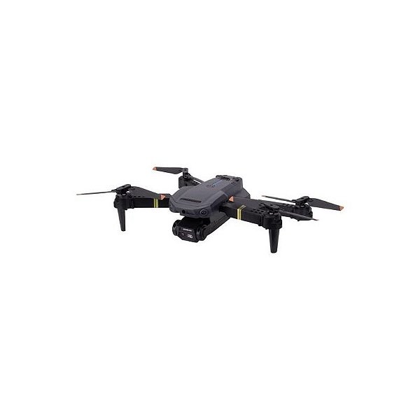 Drone MD E90 HD com Controle e Bolsa - Wi-Fi - Cor Cinza