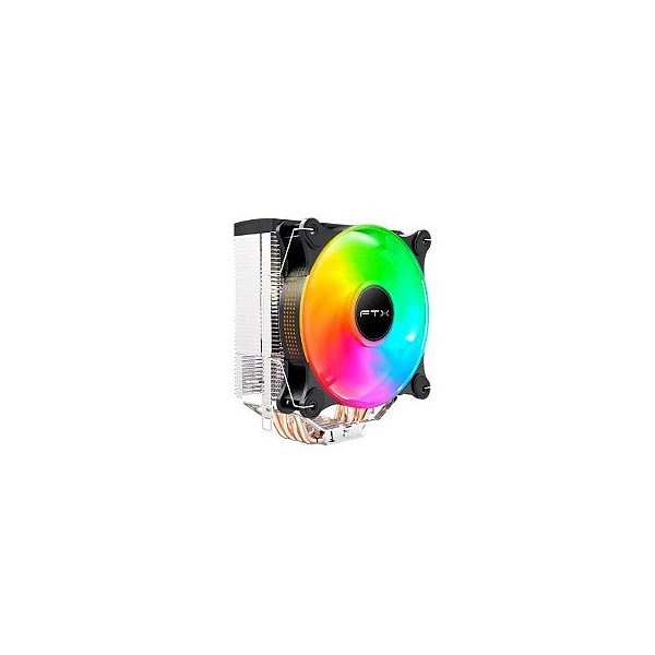 Cooler CPU RGB 120MM FTX FTXCC-421P para Intel LGA1150/1151/1700 e AMD AM4/AM5