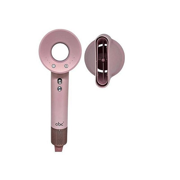 Secador de Cabelo ABC A3006 110V Rosa com Bocal Concentrador