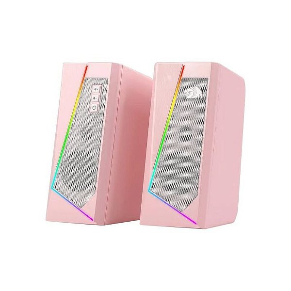 Caixa de Som Redragon Anvil GS520P RGB/USB 5W - Rosa