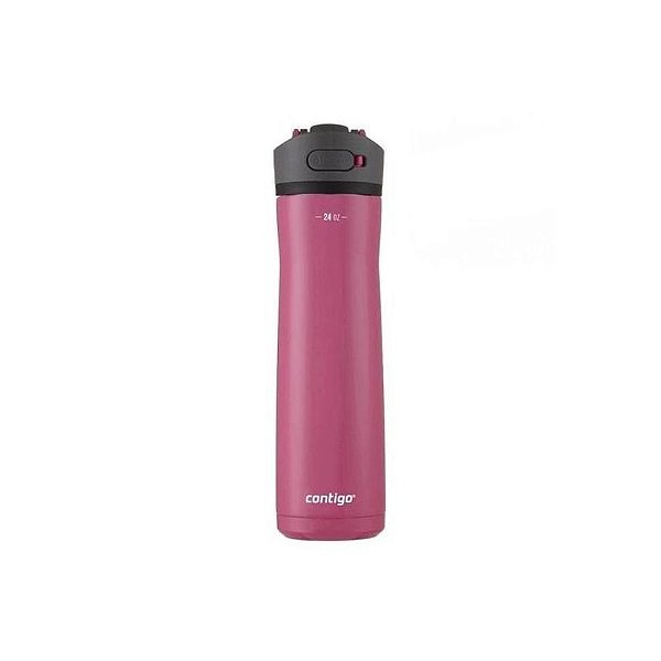 Garrafa Térmica Contigo Autospout Rosa 709ML com Abertura Automática