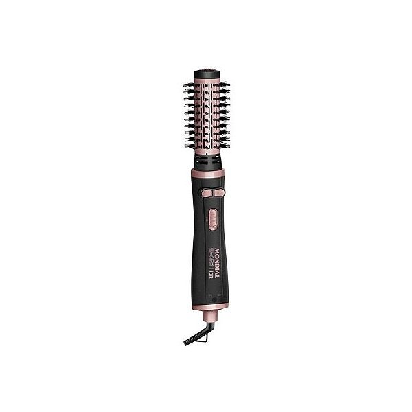 Escova Secadora Rotatória Mondial Black Rose ERB-011200W - Preto e Rosa Bivolt