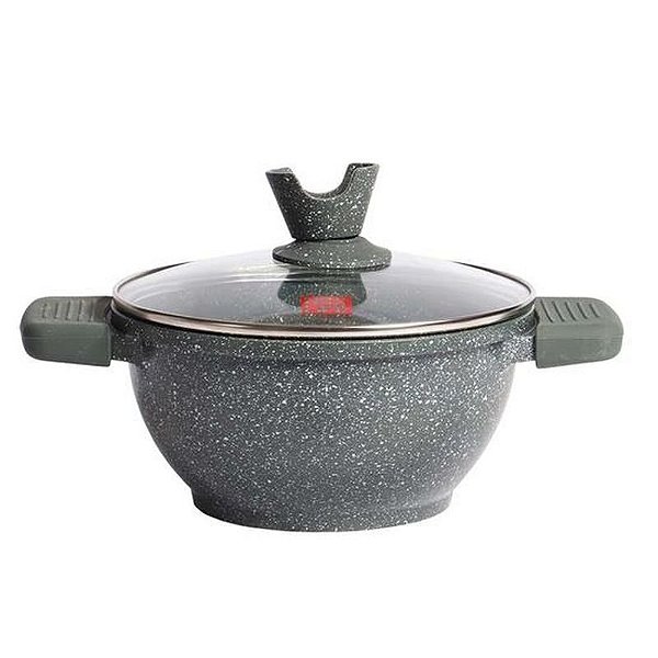 Panela de Indução Ucc Life Cinza 28CM - Alta Performance e Design Moderno