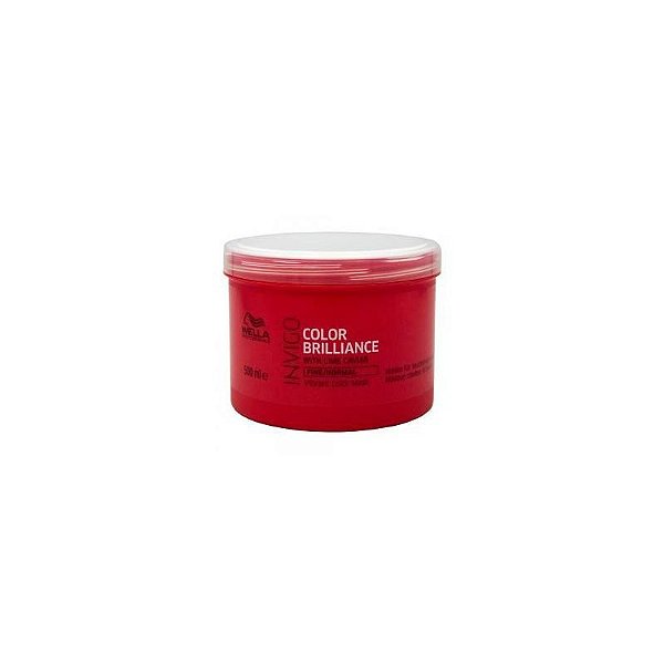 Máscara de Tratamento Wella Color Brilliance para Cabelos Finos 500ML