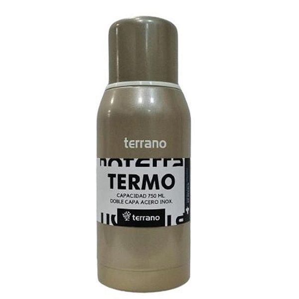 Garrafa Térmica Inox Terrano AC402020008 750ML - Prata Elegante