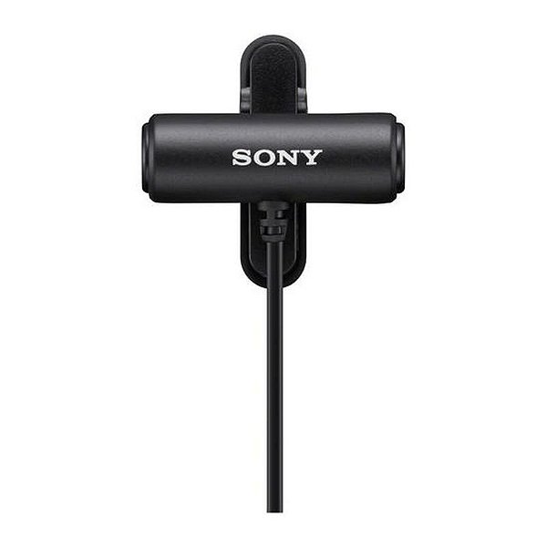 Microfone de Lapela Sony ECM LV1 - Estéreo de Alta Qualidade