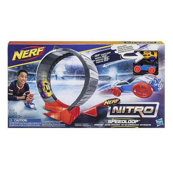 Lançador De Carros Hasbro Nerf Nitro Lg Stunt E2289
