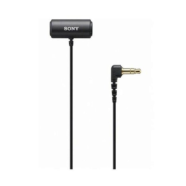 Microfone de Lapela Sony ECM-LV1 - Preto Profissional com Qualidade de Áudio Superior