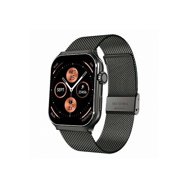 Relógio Inteligente FTX FTXF25-SVBM Preto com Estrutura Metálica - Versatilidade e Estilo