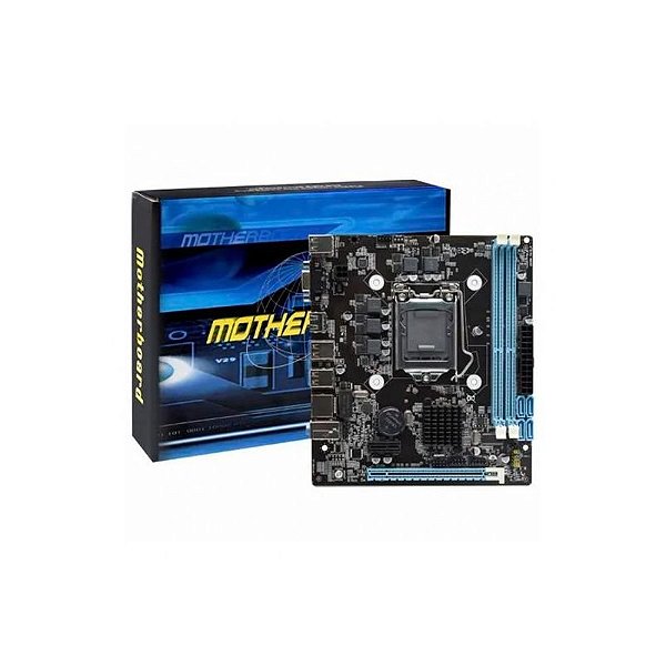 Placa Mãe Foxconn H55 LGA 1156 com Suporte DDR3 e Saídas VGA/HDMI