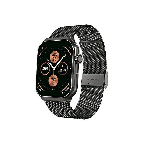 Smartwatch FTX F25-SVBM - Preto com Acabamento em Metal