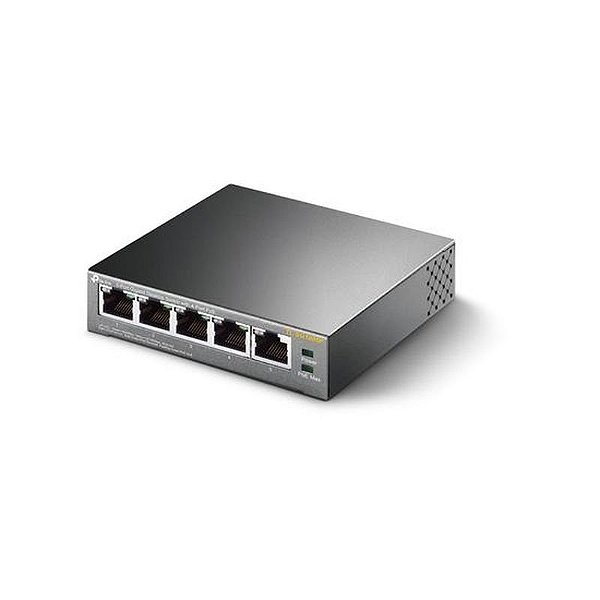 Switch Hub Tp-Link 05P TL-SG1005P 10/100/1000 PoE - Portas Gigabit. Alimentação PoE. Performance Confiável.