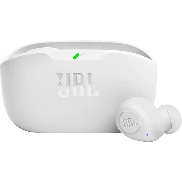 Fones Bluetooth Jbl Wave Buds - Brancos - Som De Alta Qualidade