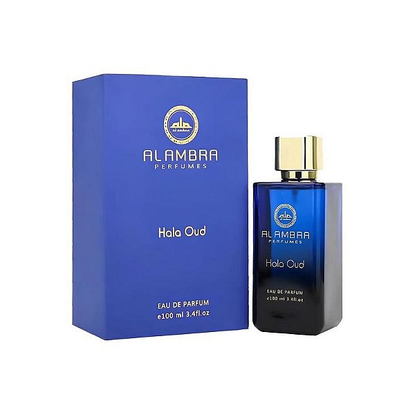 Perfume Al Ambra Hala Oud - Eau de Parfum Unissex 100ML - Essência Exótica e Sofisticada