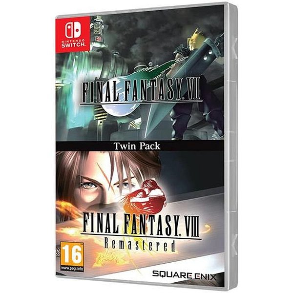 Coleção Final Fantasy VII e VIII Remasterizados para Nintendo Switch