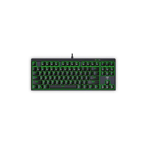 Teclado Gamer T-Dagger Corvette T-TGK302 com Switch Rainbow Outemu - Preto