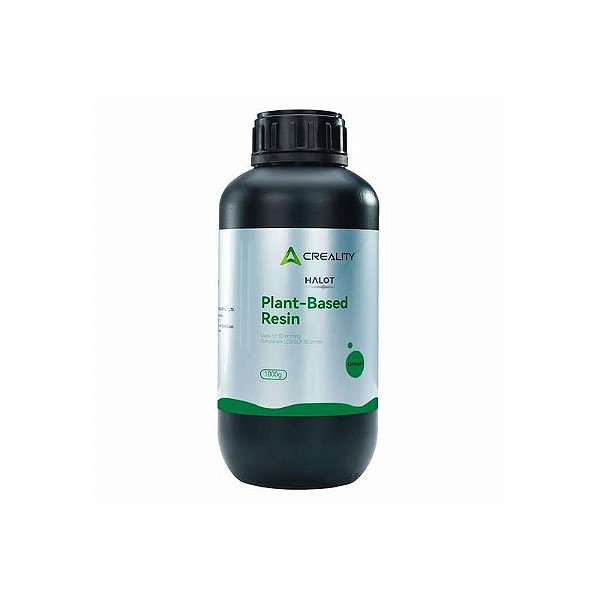 Resina Verde Plant-Based para Impressora 3D Creality Halot 1KG