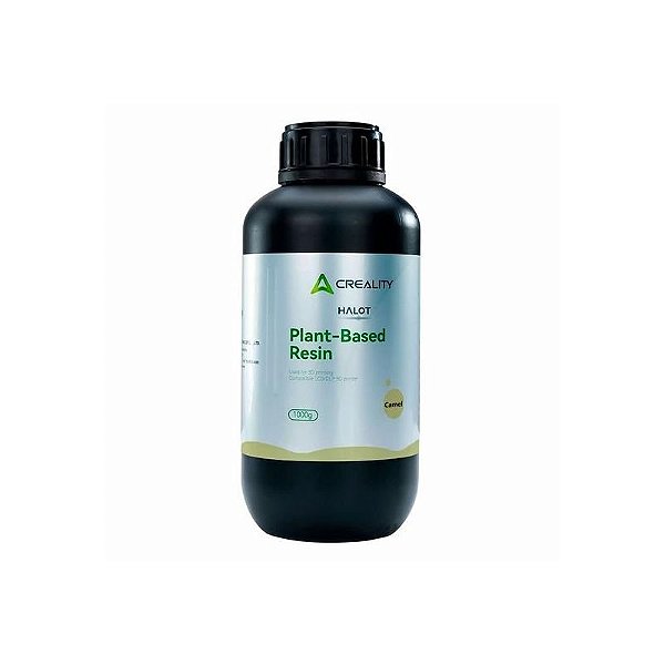 Resina Halot Plant-Based Creality 1KG para Impressão 3D - Cor Camel