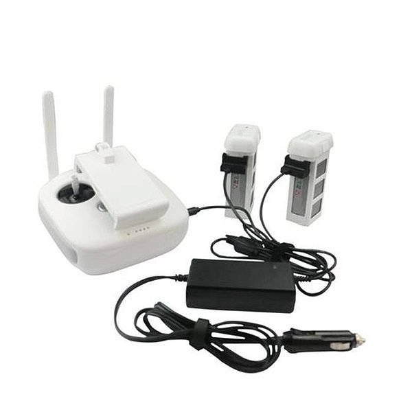 Drone Dji Parts P3 Automotivo Carregador 2Bat Bt Dji29
