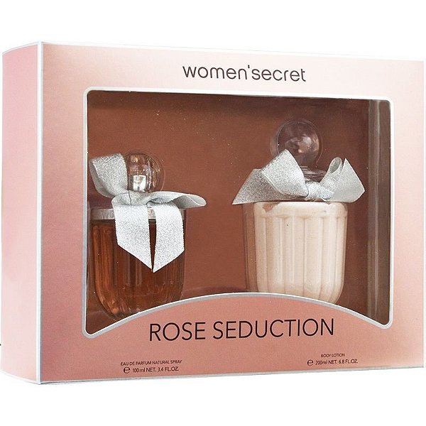 Kit Perfume Mulher Secret Rose Seduction Edp 100Ml + Loção Corporal 200Ml