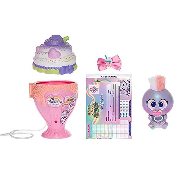 Kit de Brinquedos Neonate Sheikadas Ksi Distroller - Rosa - 12 Peças
