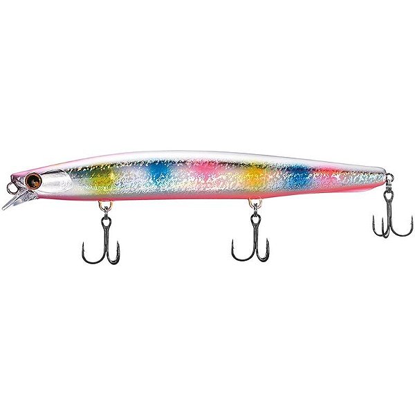 Isca Artificial Shimano Hirame Minnow Sr 150F Xf115Te003 - Hirame Candy - Isca De Pesca Artificial Profissional De Água Salgada