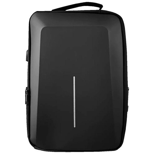 Mochila para Laptop com Portas USB e Cadeado Hetzer HM-C1 - Cinza