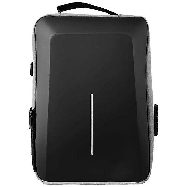 Mochila Hetzer HM-C2 Cinza para Notebook com USB e Cadeado Integrado