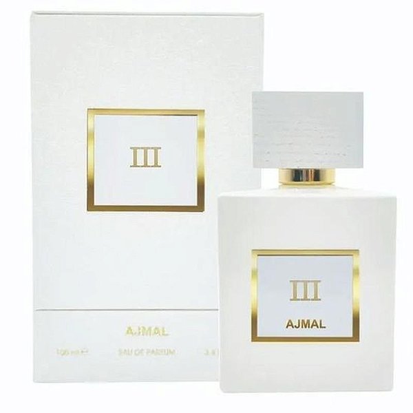 Perfume Feminino Ajmal Blanche Collection III 100 ML - Eau de Parfum Elegante
