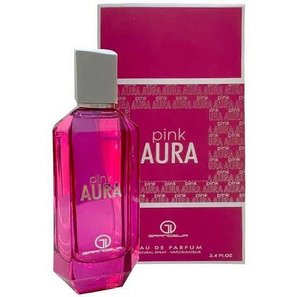 Perfume Feminino Grandeur Aura Rosa 100ML - Elegância e Sofisticação em Fragrância