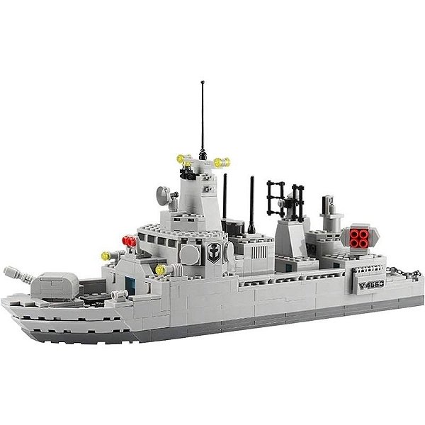 Conjunto de Blocos de Construção Legion Action Destroyer Wange - 4660 com 533 Peças