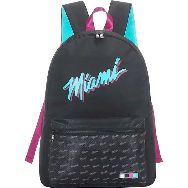 Mochila Masculina NBA Miami 16347 - Estilo e Conforto para o Dia a Dia