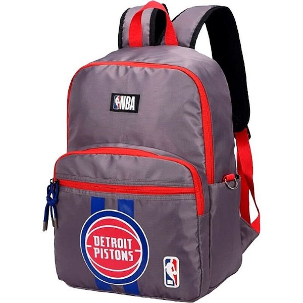 Mochila Masculina Detroit Pistons NBA - Estilo e Conforto para Uso Diário