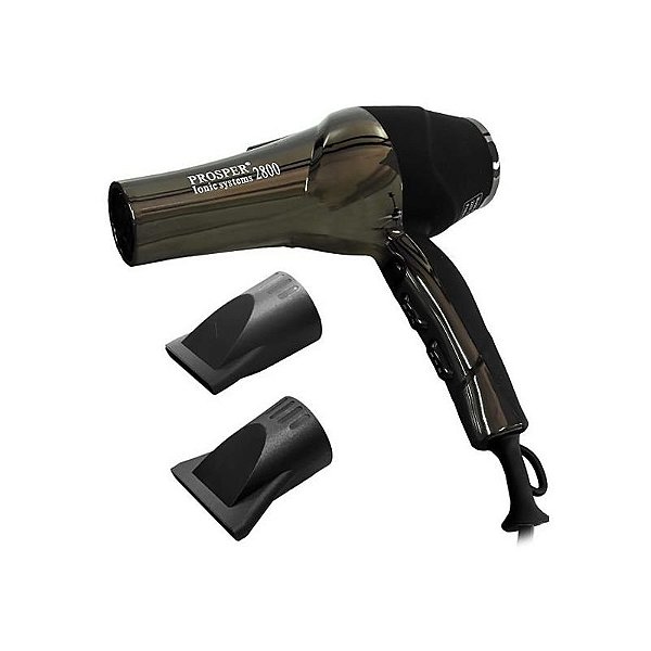 Secador de cabelo Prosper Super Turbo P-2800 6.000 Watts 110V ~ 50/60HZ - Marrom/Preto
