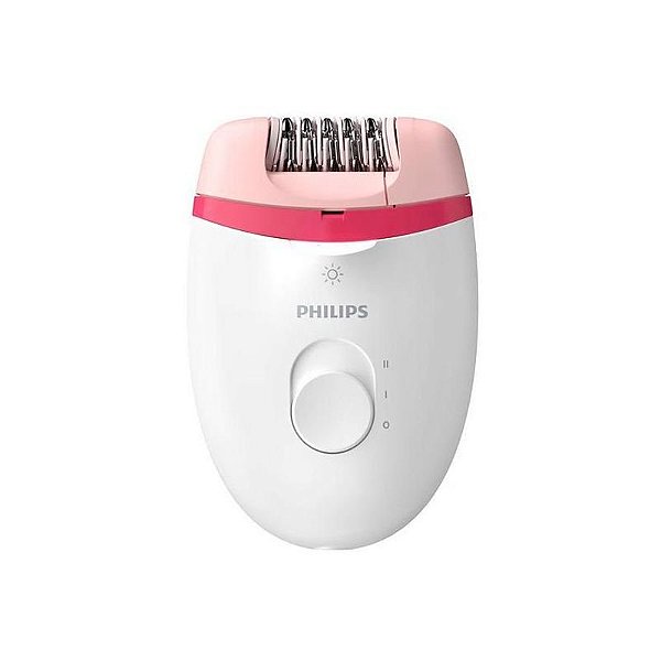 Depilador Philips Satinelle Essentials BRE255/00 Bivolt - Branco e Rosa