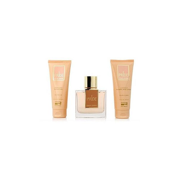 Kit Afnan Rue Broca Pride Eau de Parfum Feminino 100ML - 3 Unidades