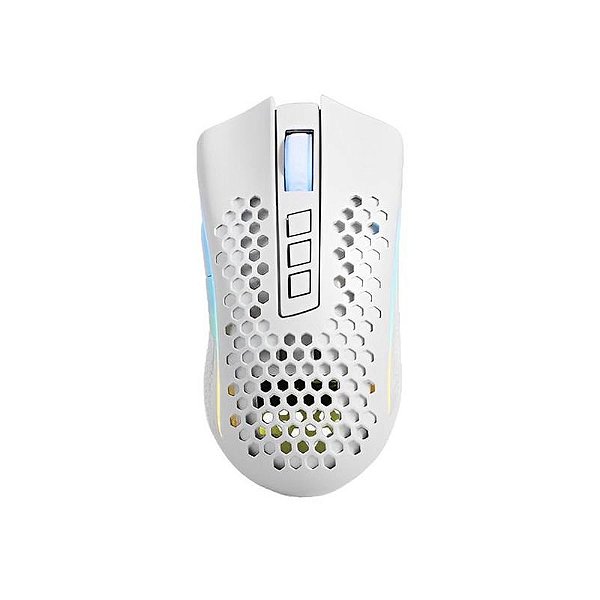 Mouse Gamer Redragon M808-KS Storm Pro Sem Fio - Edição Especial Branco