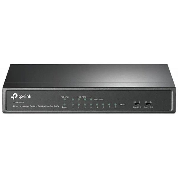 Switch Hub TP-Link 8 Portas TL-SF1008P 10/100 Mbps