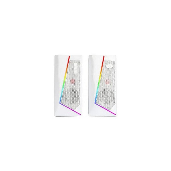 Redragon GS520W Anvil RGB White - Caixa de Som Profissional