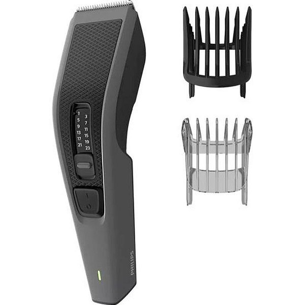 Cortador de Cabelo Philips 3000 HC3525/15 - Preto e Cinza Profissional