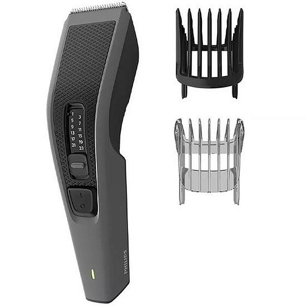 Cortador de Cabelo Philips HC3525/15 5.4W Bivolt Recarregável - Cinza e Preto