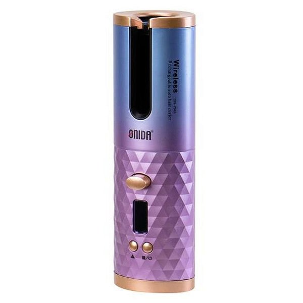 Modelador de Cachos Sem Fio Onida ON-7045 - 34W, 200°C - Roxo e Azul