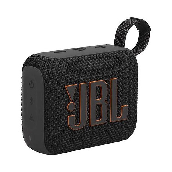 Caixa de Som JBL Go 4 - Bluetooth 4.2W - Resistente à Água - Cor Preta