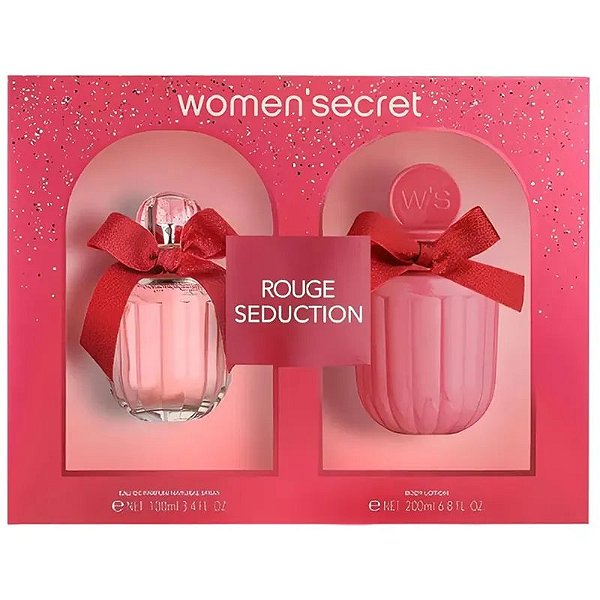 Kit de Perfume Feminino Women'secret Rouge Seduction 100mL EDP + Hidratante 200mL