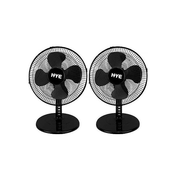 Ventilador Hye FD30ABW 50W 127V - Kit com 2 Unidades, 4 Velocidades, Ideal para Ambiente Aconchegante