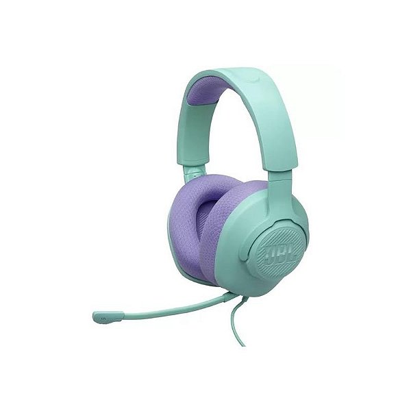 Headset Gamer JBL Quantum 100 M2 - Cyan com Som Imersivo e Conforto Superior