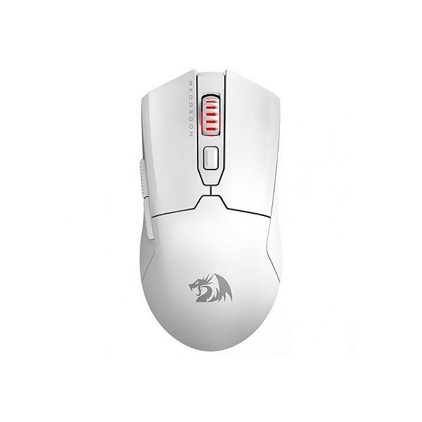 Mouse Redragon M995W-Pro Fyzu, 26000 DPI, Bluetooth, Branco